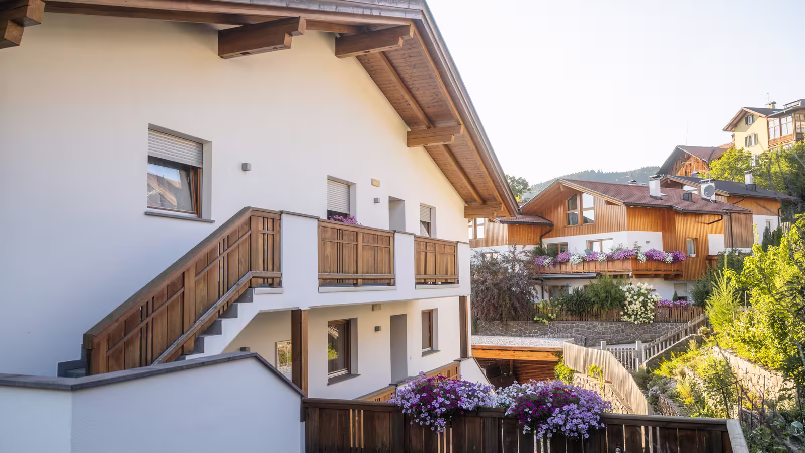 Eingang und Treppe der Residence Kristiania