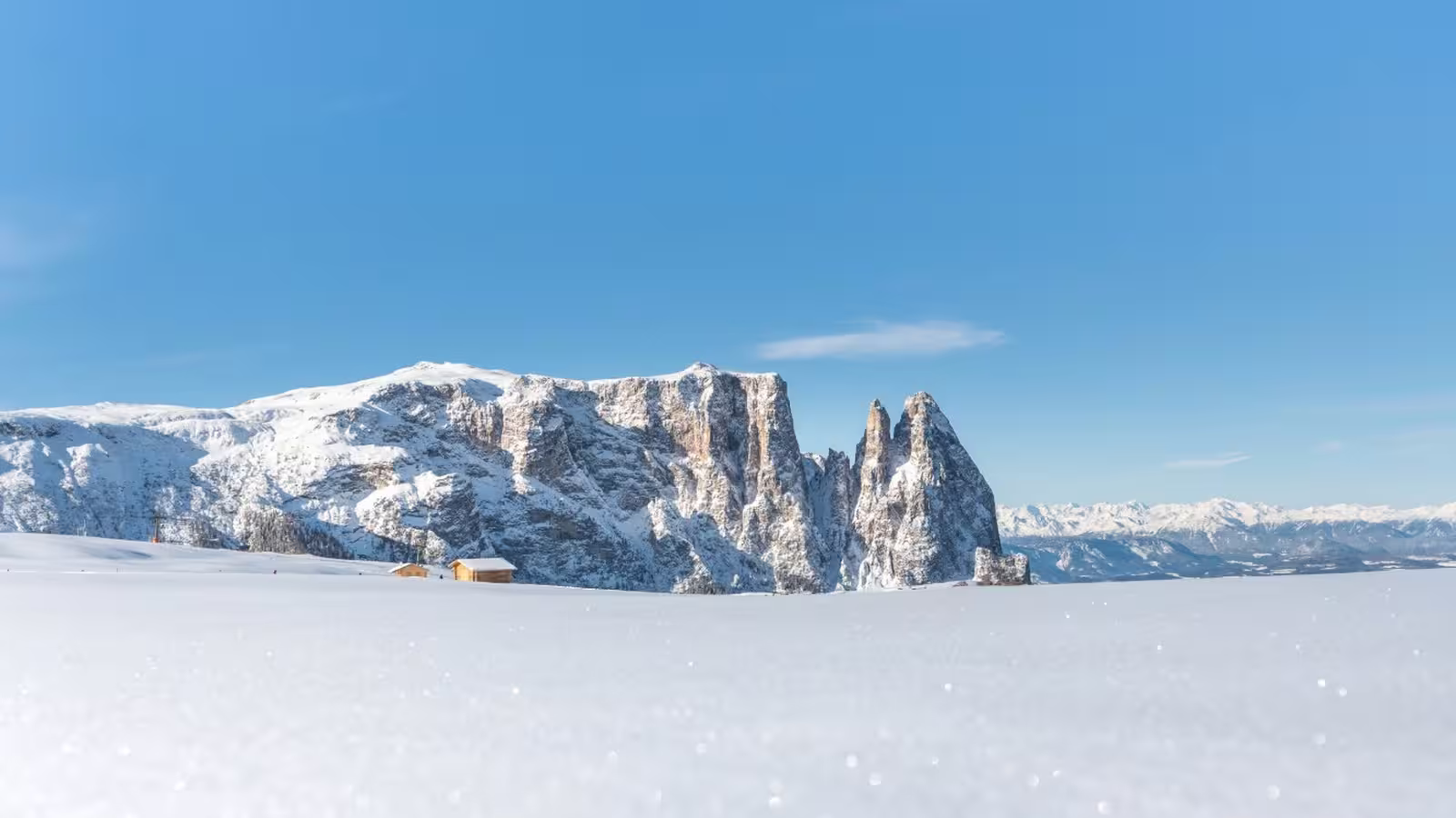 Der Schlern im Schnee